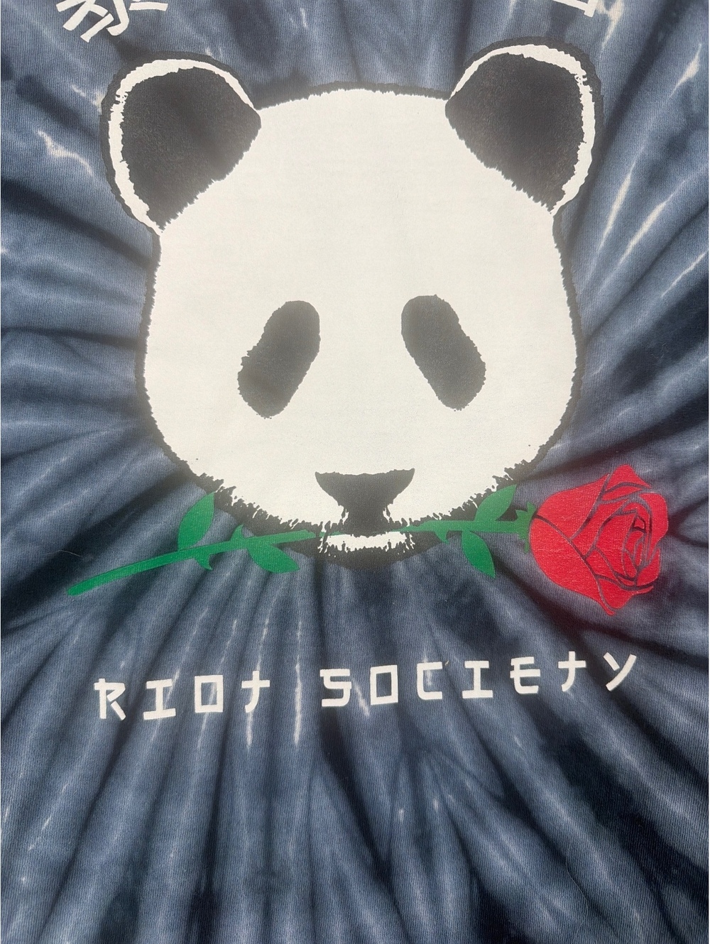 Riot Society Tie-Dye Panda Graphic T-Shirt XL - Picture 6 of 7